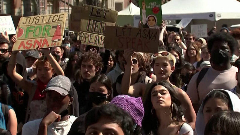 Casi 100 universitarios los detenidos en Los Ángeles por protestas en favor de Palestina